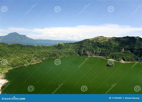 Taal Volcano Crater Lake Philippines Stock Image - Image of leaves ...