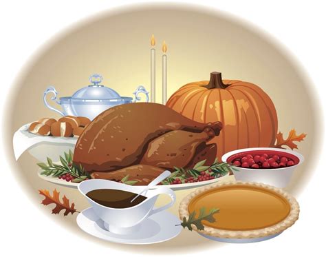 Clipart For Thanksgiving Dinner