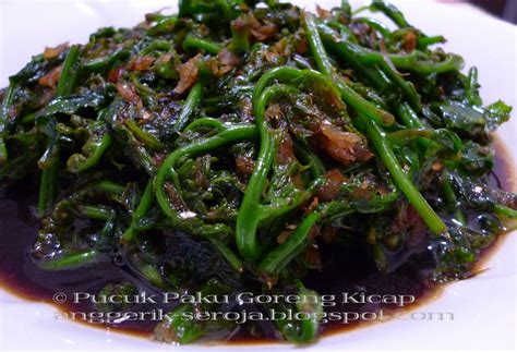 Pucuk Paku Goreng Kicap