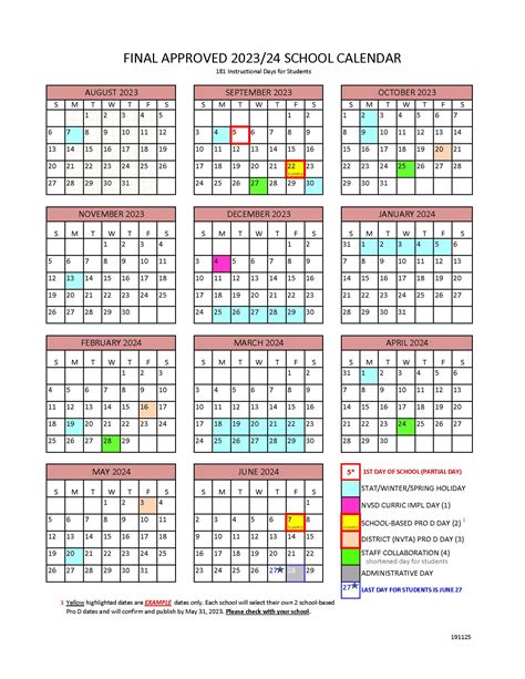 North Vancouver School District Calendar 2024 25 - Dore Nancey