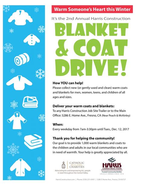 2017 Blanket & Coat Drive Flyer 8.5x11.pdf - The Business Journal