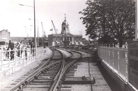 the rail thing: Southampton Docks 1973