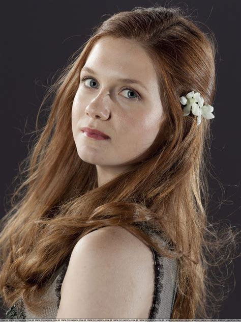 Bonnie Wright. I know she's way too young for me but I love a redhead ...