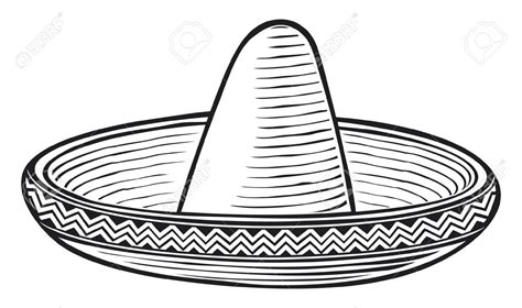 Sombrero Clip Art Black And White - ClipArt Best