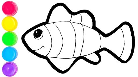 Easy Fish Drawing For Kids Step By Step - Michelle Writesya