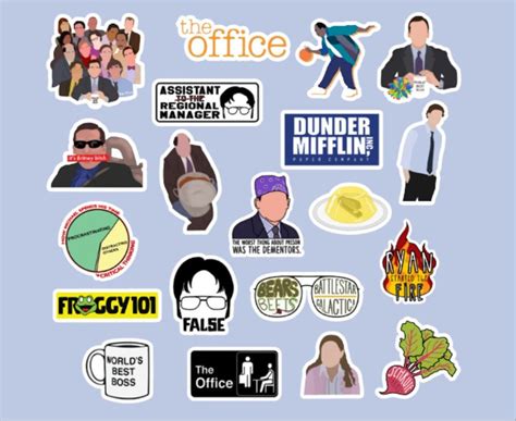 The Office Stickers, the Office Tv Show, the Office Gifts, Lap Top ...