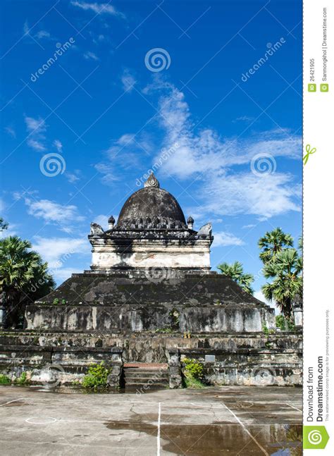 Art in Temple, Ancient Temple, Laos. Stock Image - Image of people ...