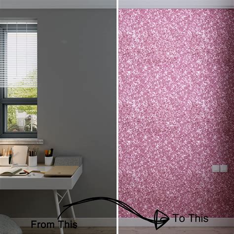 Pink Glitter Wall Paint