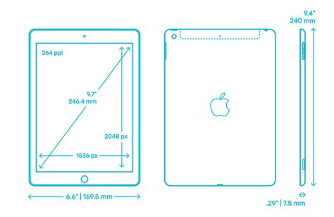 Ipad Sizes Dimensions