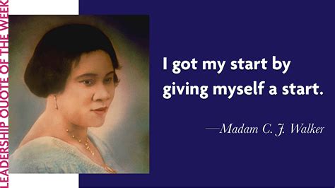 Black History Month Inspirational Quotes - Madam C.J. Walker | Laidlaw ...