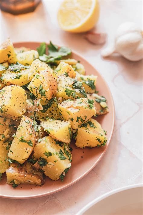 Lebanese Potato Salad - Lemon Herb Potato Salad