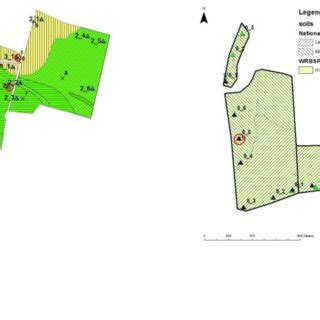 Location of ESUs during Field Campaigns 2016/2017 on the soil map of ...