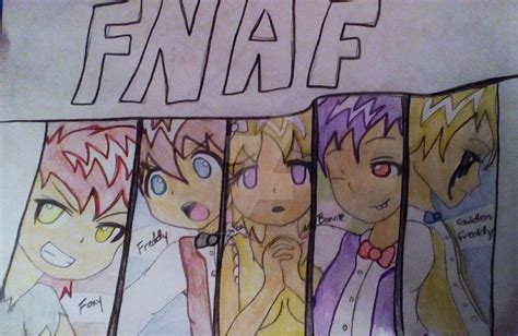 FNAF Crew human anime style by MySancuaryLittlePony on DeviantArt