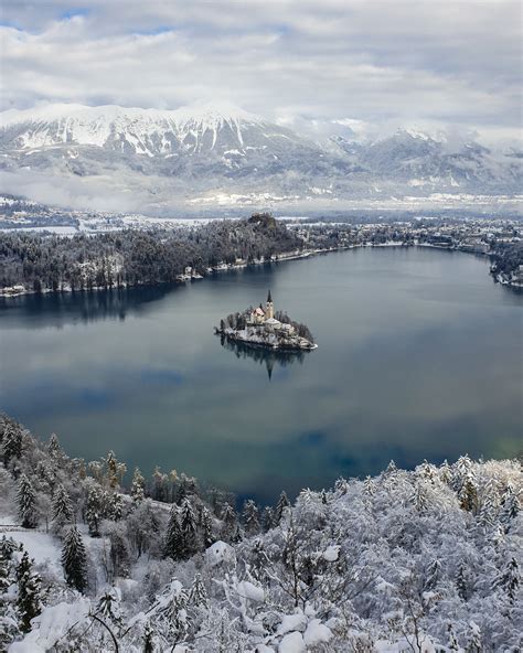 PHOTOS: Lake Bled In Winter As Seen From Mala Osojnica Viewpoint ...