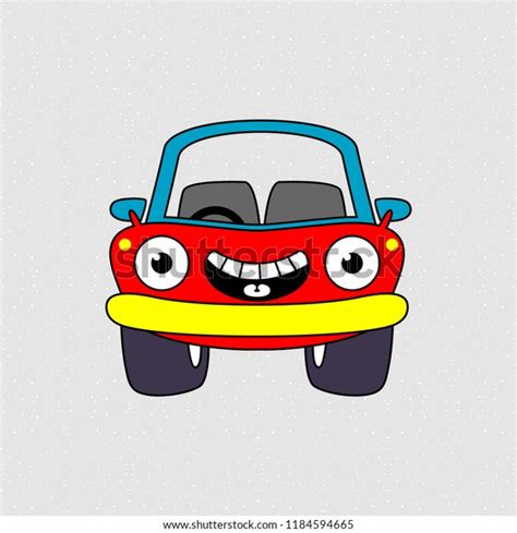 Cute Car Cartoon Vector Illustration Stock Vector (Royalty Free ...