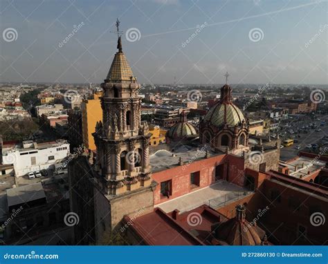 Aerial View of the San Luis Potosi Cathedral in Mexico, a Stunning ...