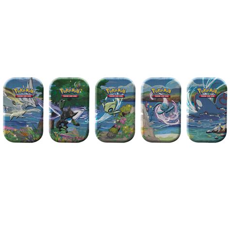 Pokémon TCG: Shining Fates Mini Tins – Set of 5 tins – Eclipse Cards