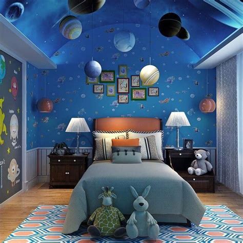 Incredible Space Themed Bedroom Ideas #SpaceThemedBedroom # ...