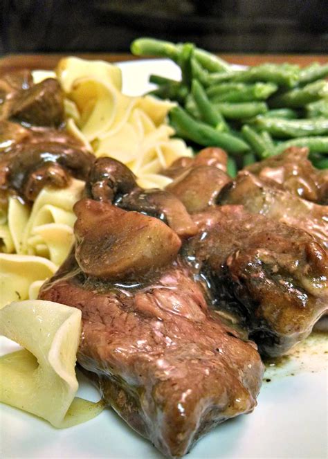 Slow Cooker Mushroom Braised Chuck Steaks – A Kitchen Hoor's Adventures