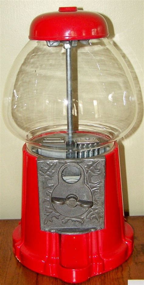 Vintage Gumball Machine Red by antiqueorvintagenew on Etsy