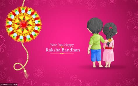 Wish You Happy Raksha Bandhan Graphic – JattDiSite.com