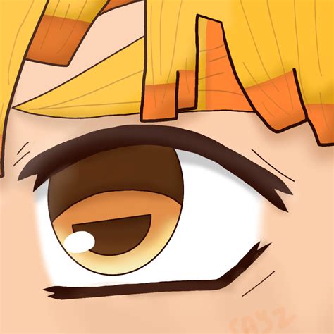 zenitsu agatsuma eye art - ibisPaint