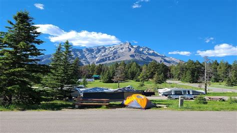 Camping in Banff, Alberta at Tunnel Mountain Village II Campground ...