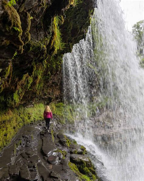 Four Waterfalls Walk: a walk behind waterfall & stunning wild swimming ...