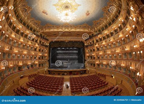 Interior of La Fenice Theatre. Teatro La Fenice, Editorial Photo ...