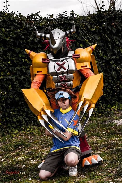 Digimon - Tai and Wargreymon cosplay | Cosplay, Manualidades creativas ...