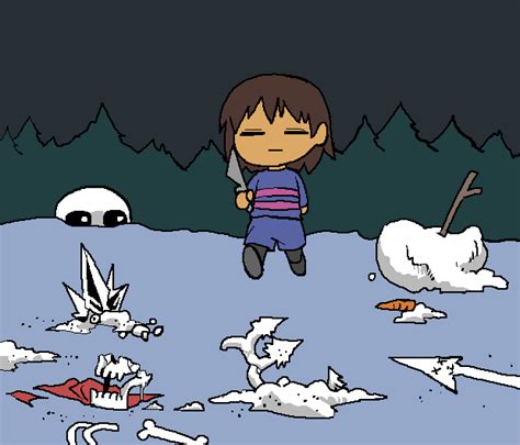 What ppl do in genocide route.gif : r/Undertale