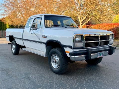 1992 Dodge Ram 250 LE 4x4 Only 93,000 Miles! - Classic Dodge Ram 2500 ...