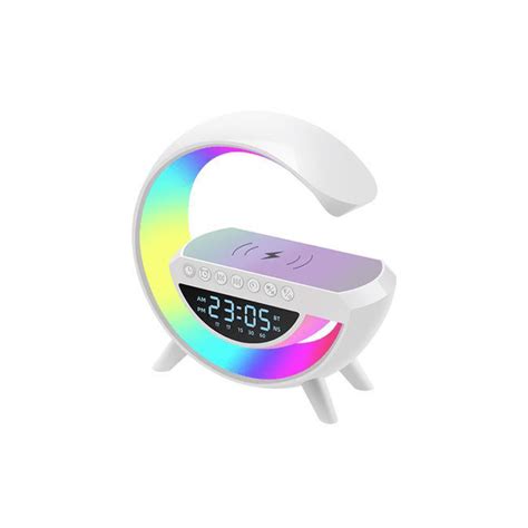 BT-3401 Wireless Charger Lamp Speaker Clock | Apna Baazar