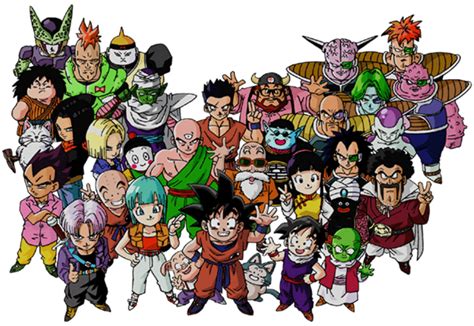 Dragon Ball Z Characters Group Picture - Dragon Ball Z Photo (36837360 ...