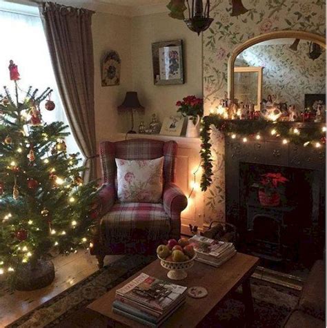 42 Winter Home Decorating Ideas | Cozy christmas living room, Christmas ...