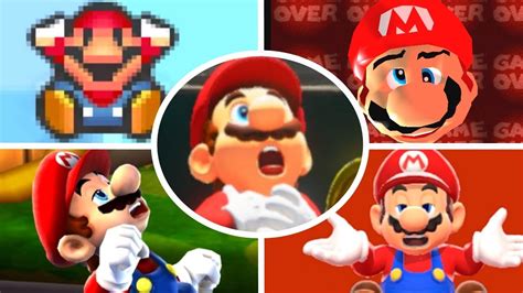 Evolution of Mario Deaths and Game Over Screens (1981-2017) - YouTube