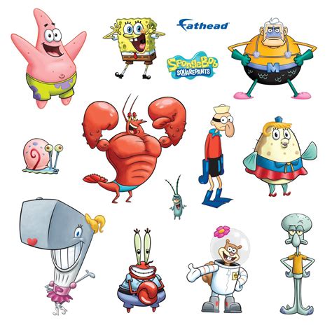 various cartoon characters are grouped together in this image ...