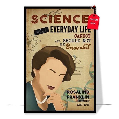 LOLUIS Inspirational Quotes Wall Art, Science Education Print Decor for ...