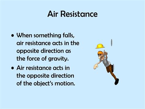 PPT - Air Resistance PowerPoint Presentation, free download - ID:5613709