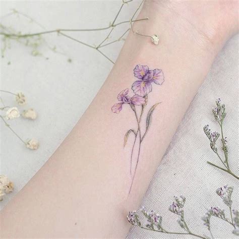 37+ Best Iris flower tattoo designs ideas