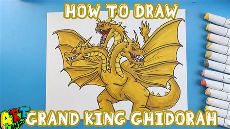 How to Draw GRAND KING GHIDORAH - YouTube