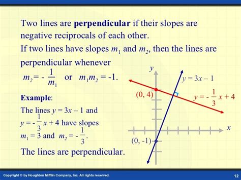 Equation Of Lines Perpendicular - Tessshebaylo