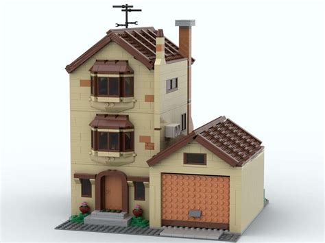 LEGO MOC Modular Simpsons House by Just Create | Rebrickable - Build ...