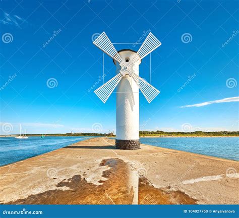 Old Lighthouse in Swinoujscie, a Port in Poland on the Baltic Se Stock ...