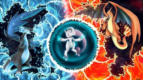 Mega Charizard X vs Mewtwo Y vs Mega Charizard Y | Charizard y, Mega ...