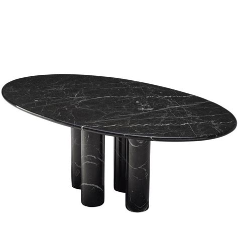 Oval Marble Dining Table