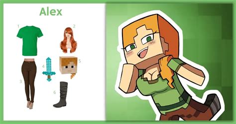 Last-Minute Alex Minecraft Costume Idea (Adult & Child Versions) For ...