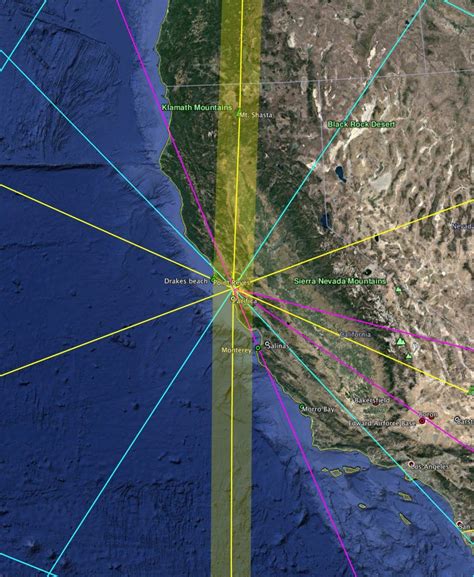 California ley lines – Ray Parkes | Arizona map, Ley lines, Colorado map