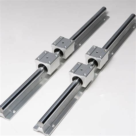 Guias Lineares Blocos De Rolamento Suporte Do Eixo E 4 Trilho Linear