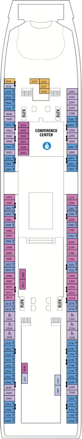 Adventure of the Seas Deck Plans- Royal Caribbean International ...